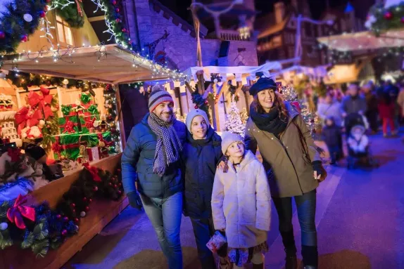 The Christmas market parc asterix